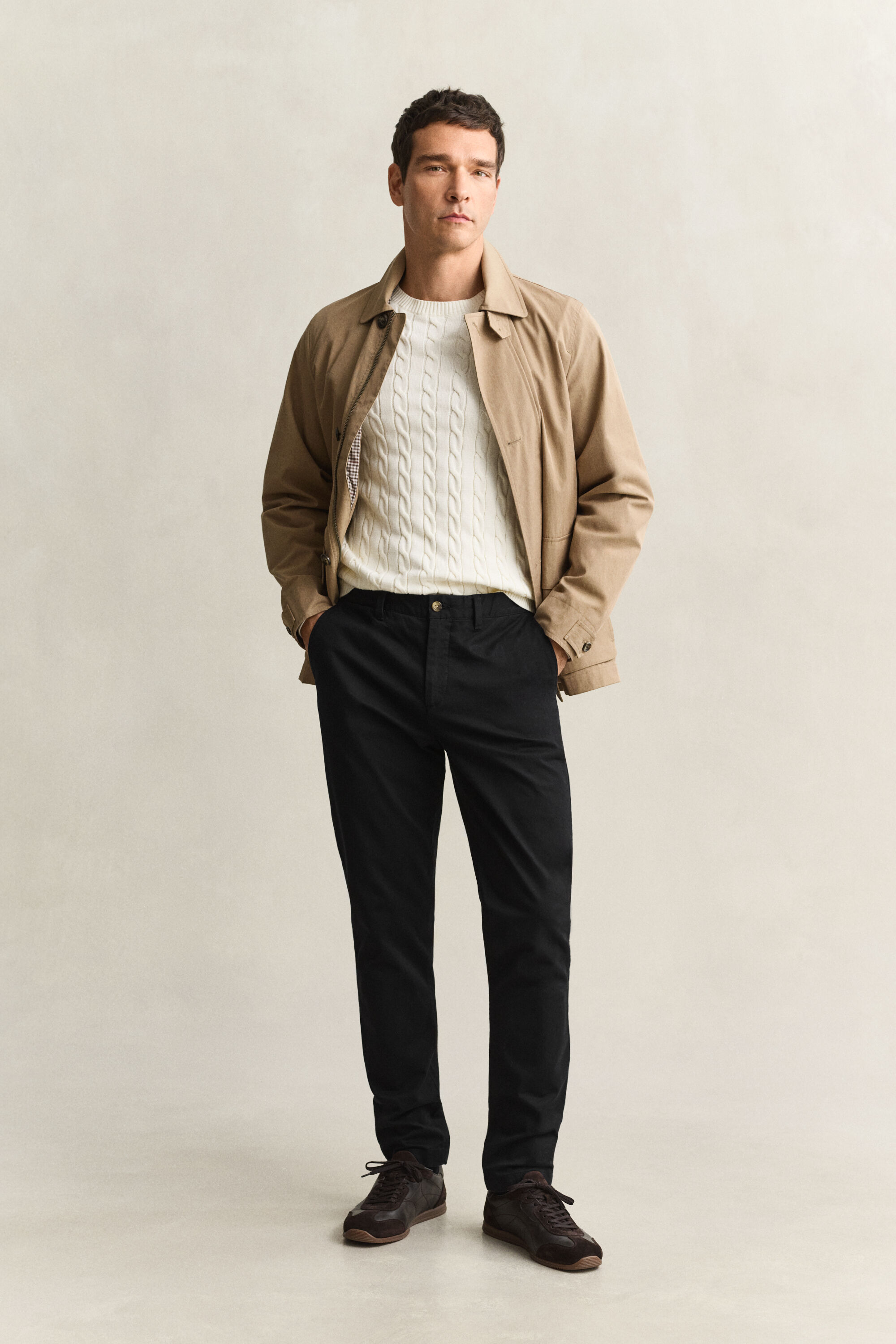 Classic Slim Fit Chinohose
