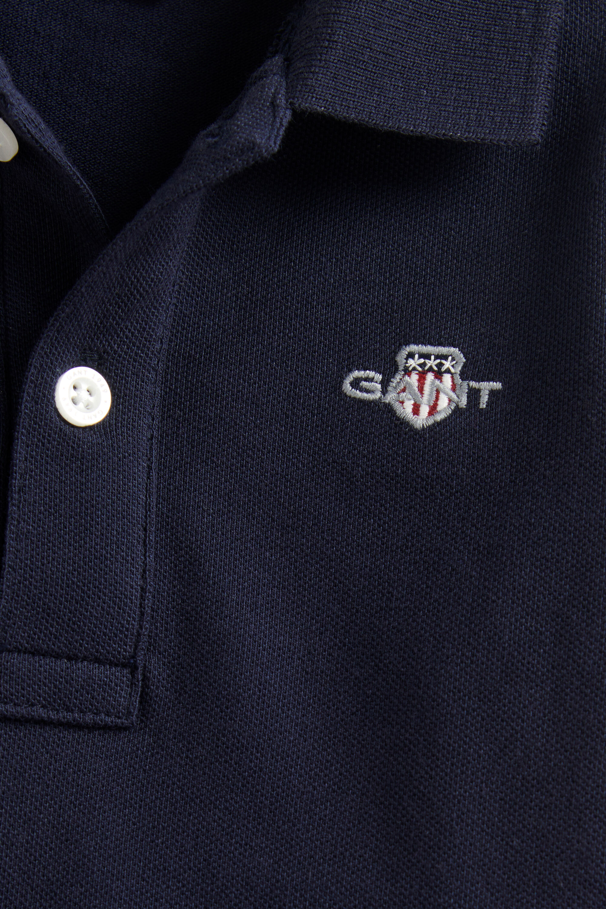 Boys Shield Langarm-Poloshirt