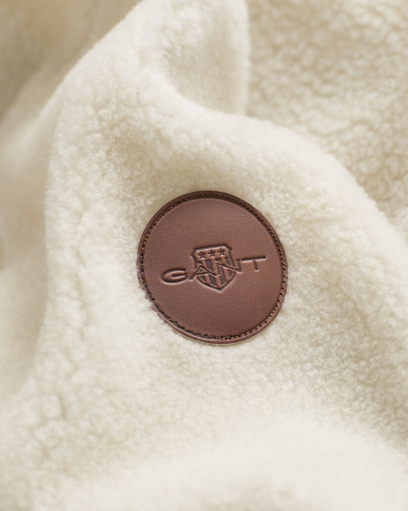 Fleeceshirt mit Rei&szlig;verschlusskragen