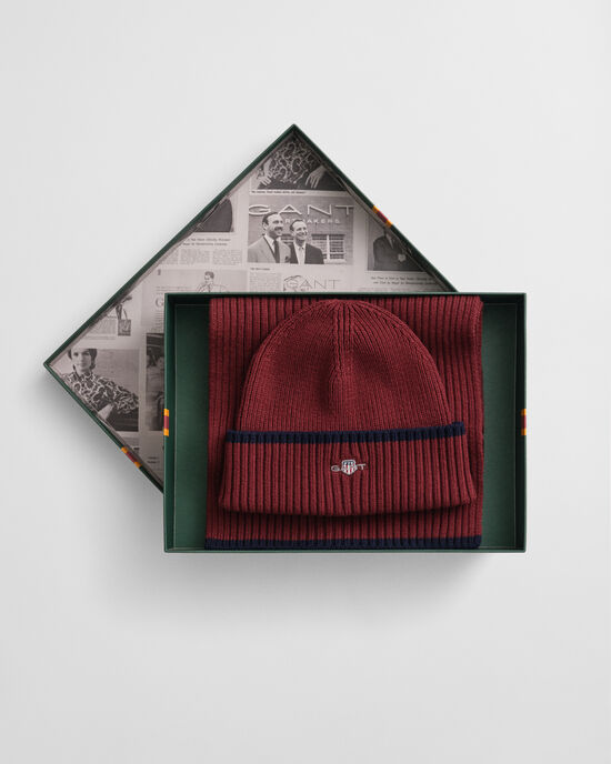 Essential Beanie und Schal im Geschenkset