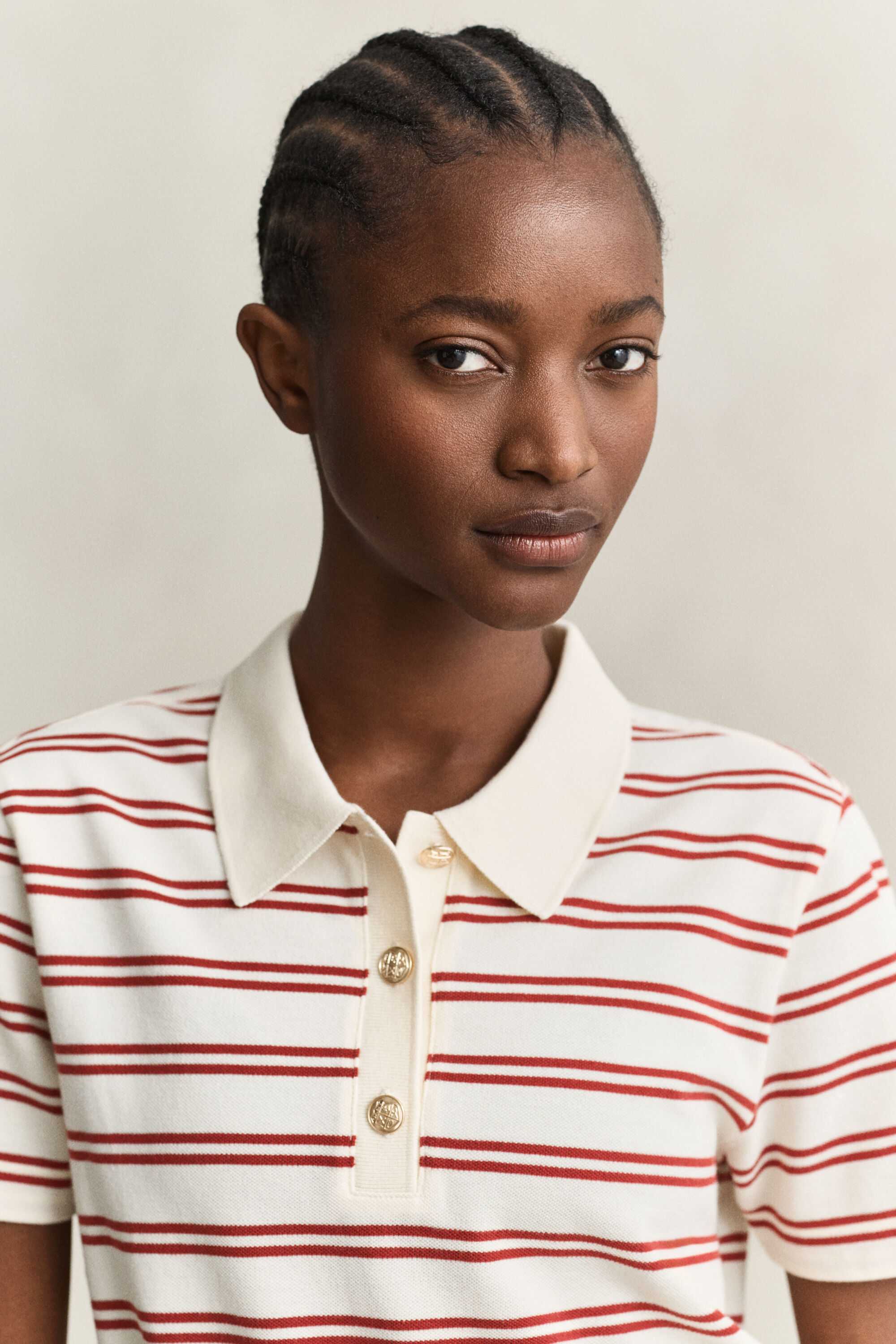 Gestreiftes Piqué-Poloshirt