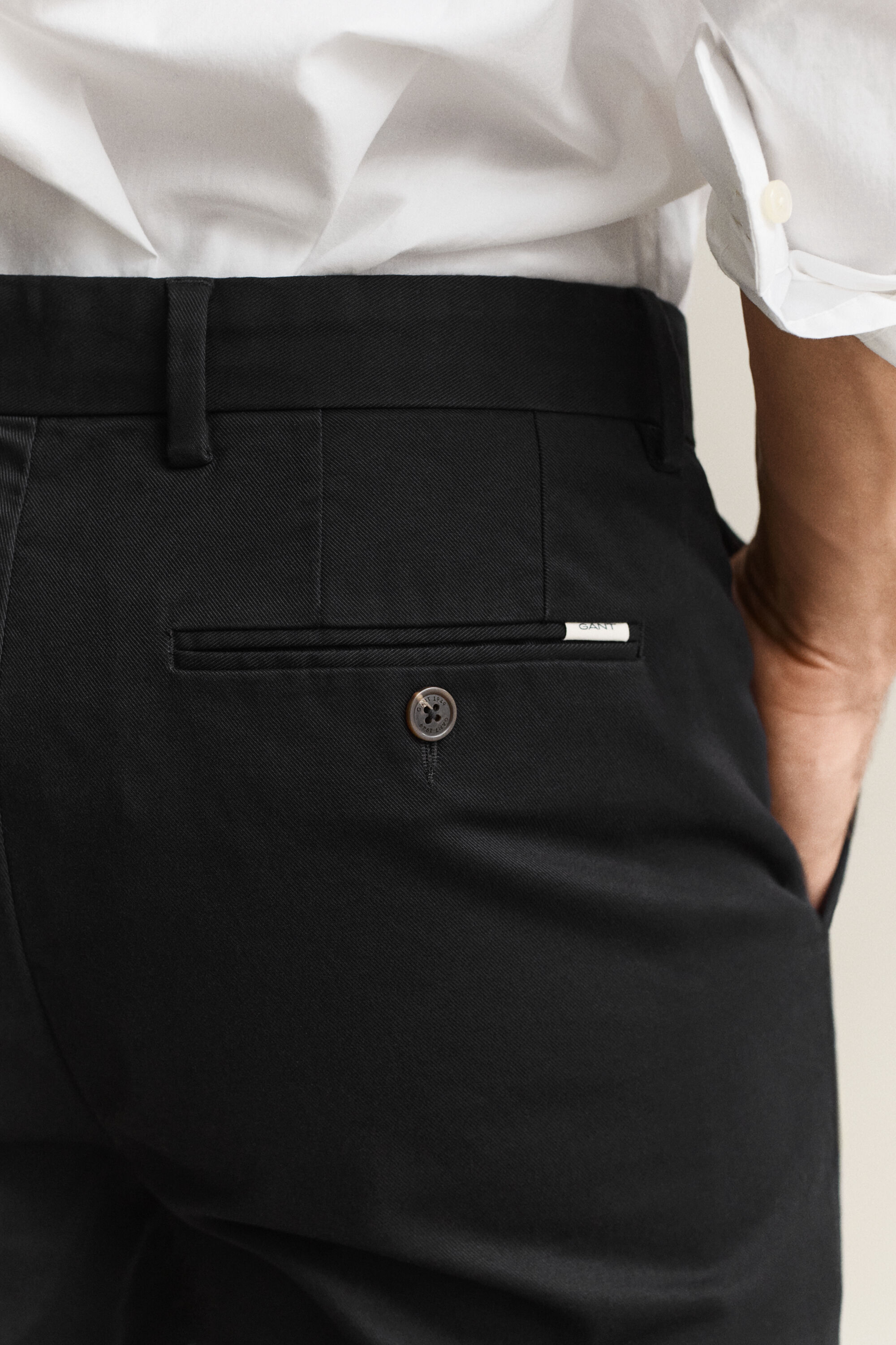 Elegante Slim Fit Chinohose