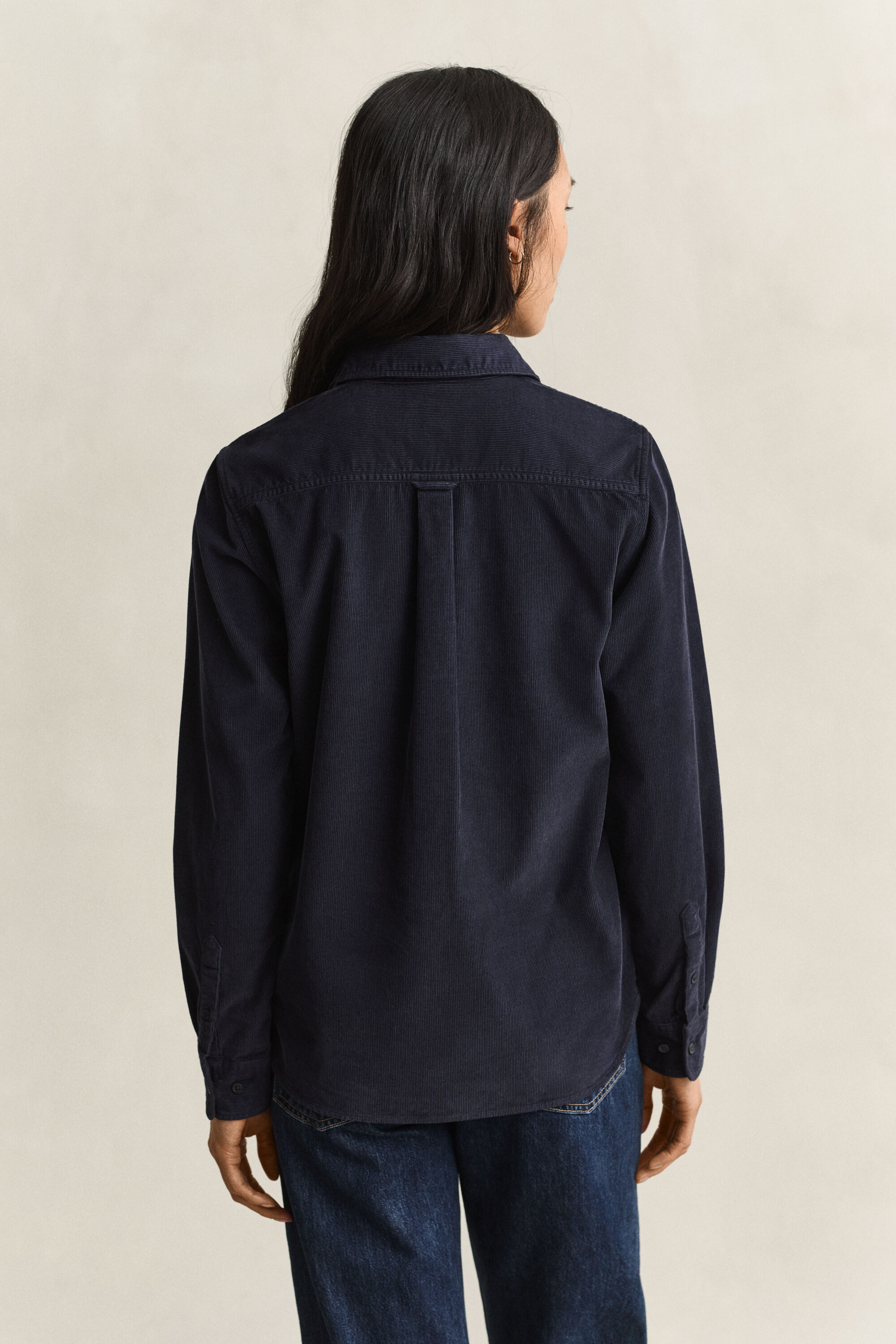 Regular Fit Cordhemd
