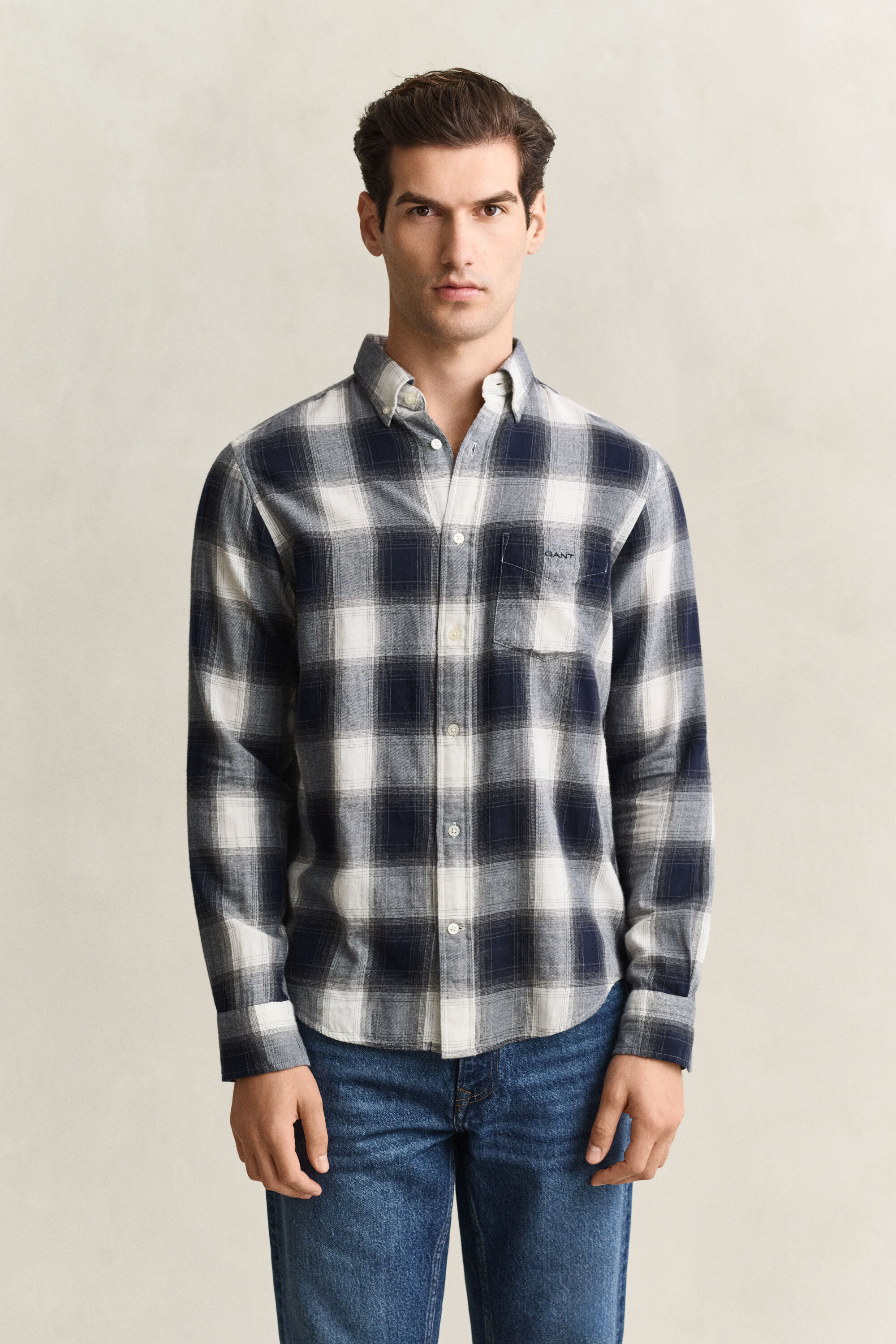 Windblown Flanel Karohemd