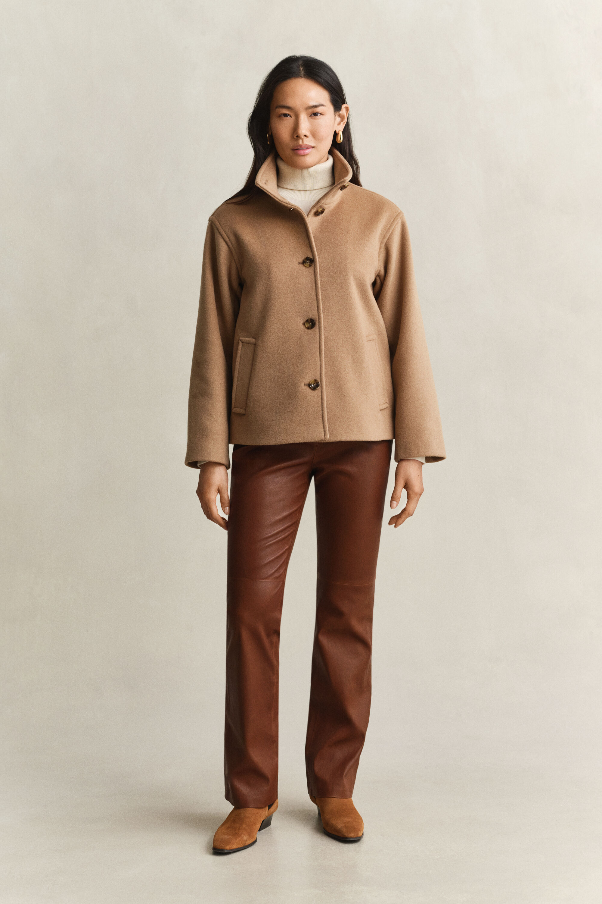 Jacke aus Wollmischung