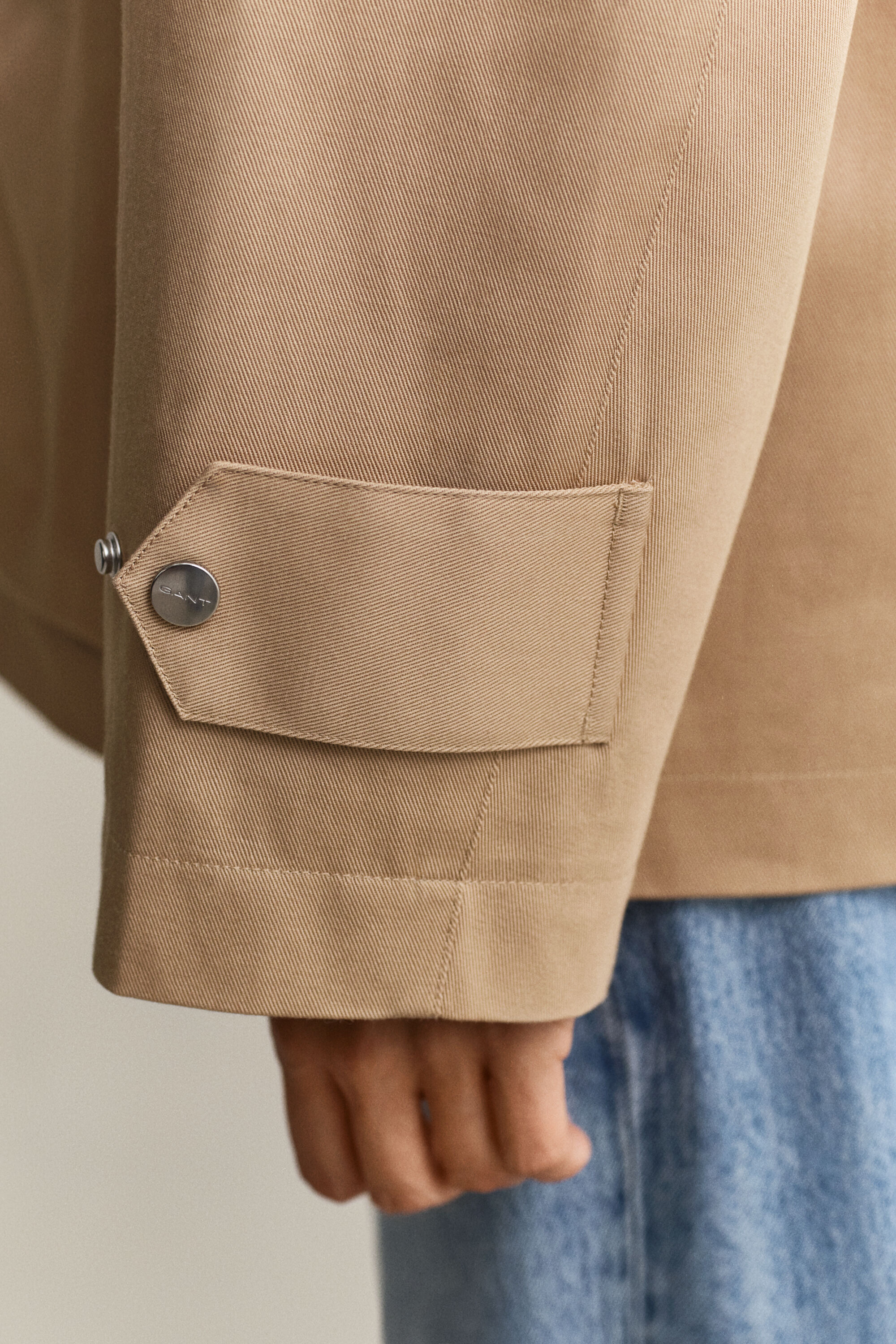 Decker-Jacke aus Baumwolle