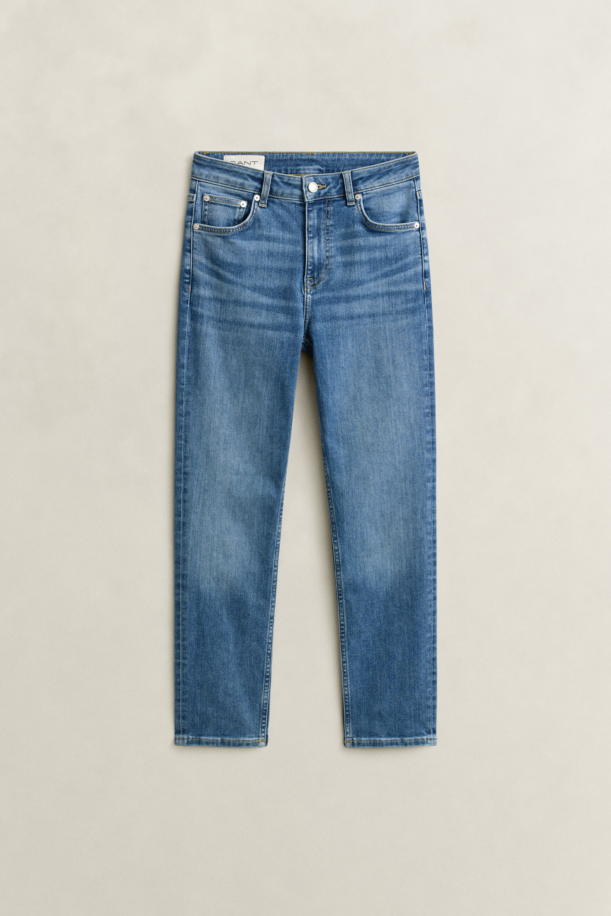 Cropped Stretch-Jeans