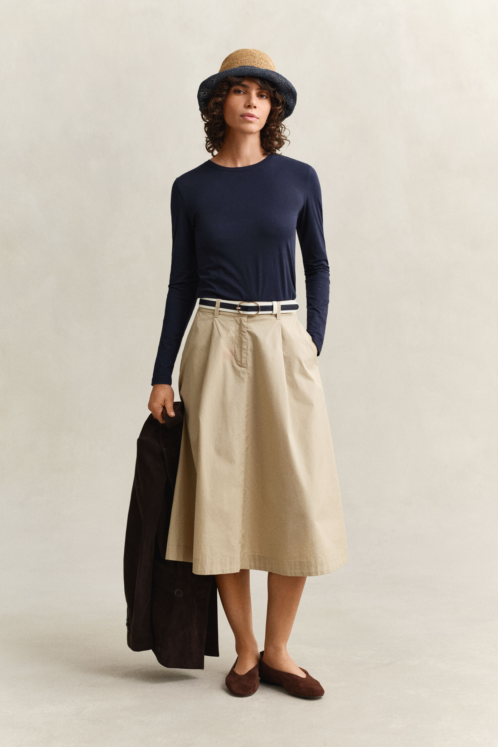 Langarm-Shirt aus Baumwolle