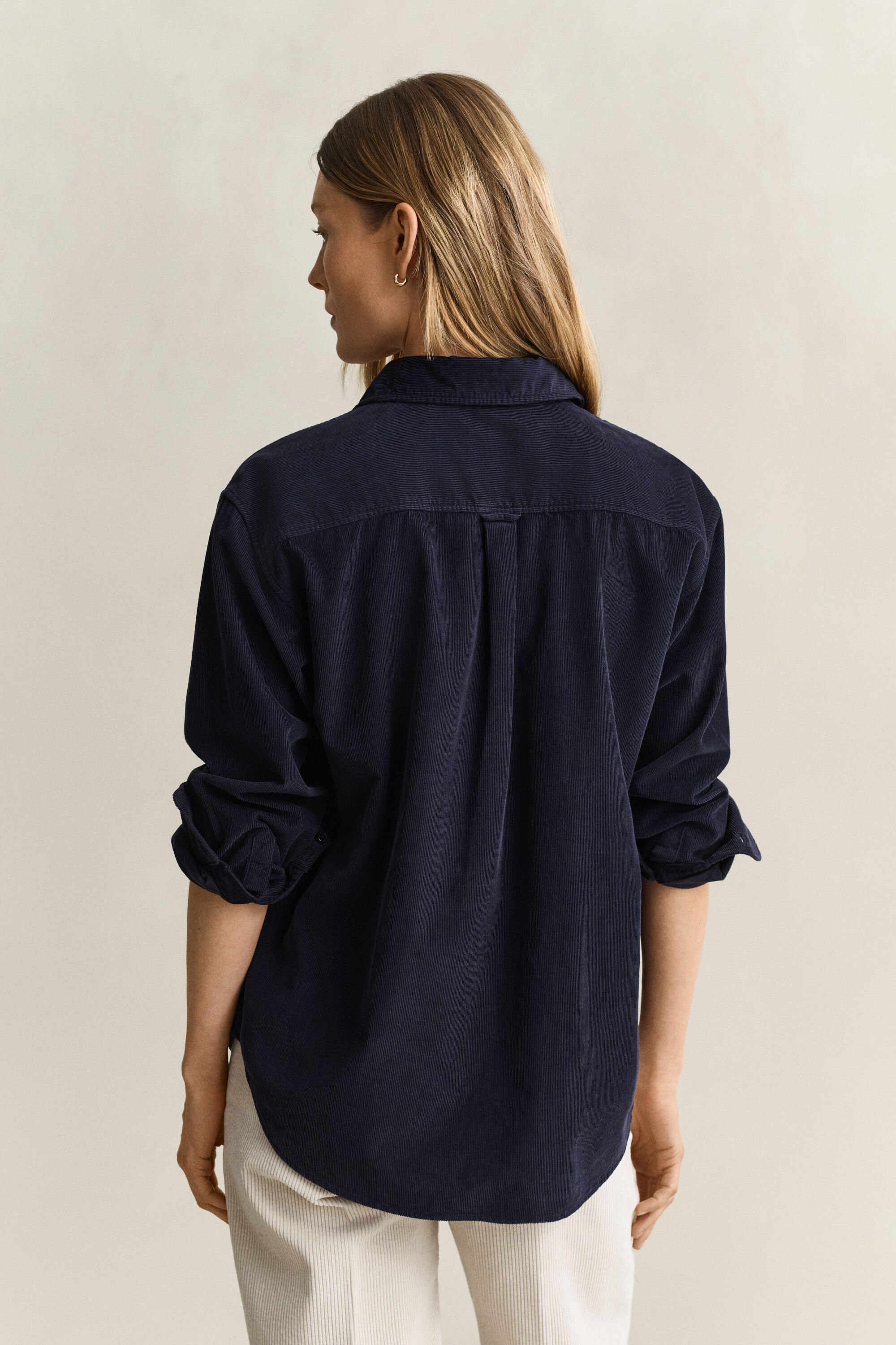 Relaxed Fit Cordbluse