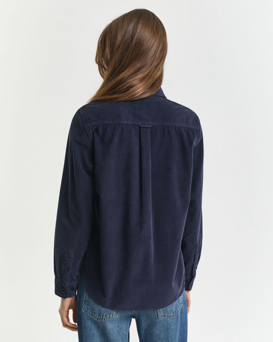 Regular Fit Cordbluse