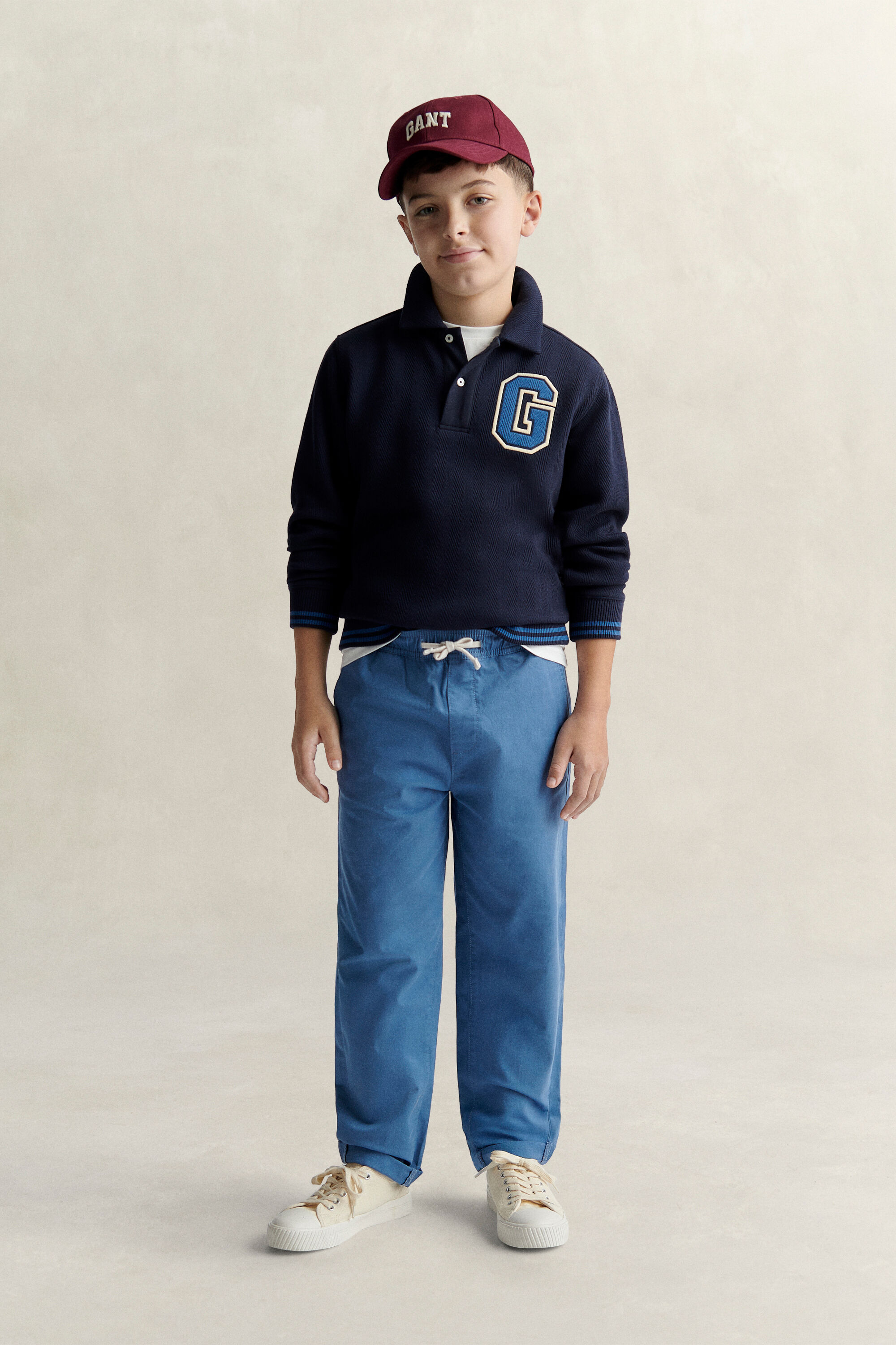 Teen Boys Sweatshirt mit Kragen