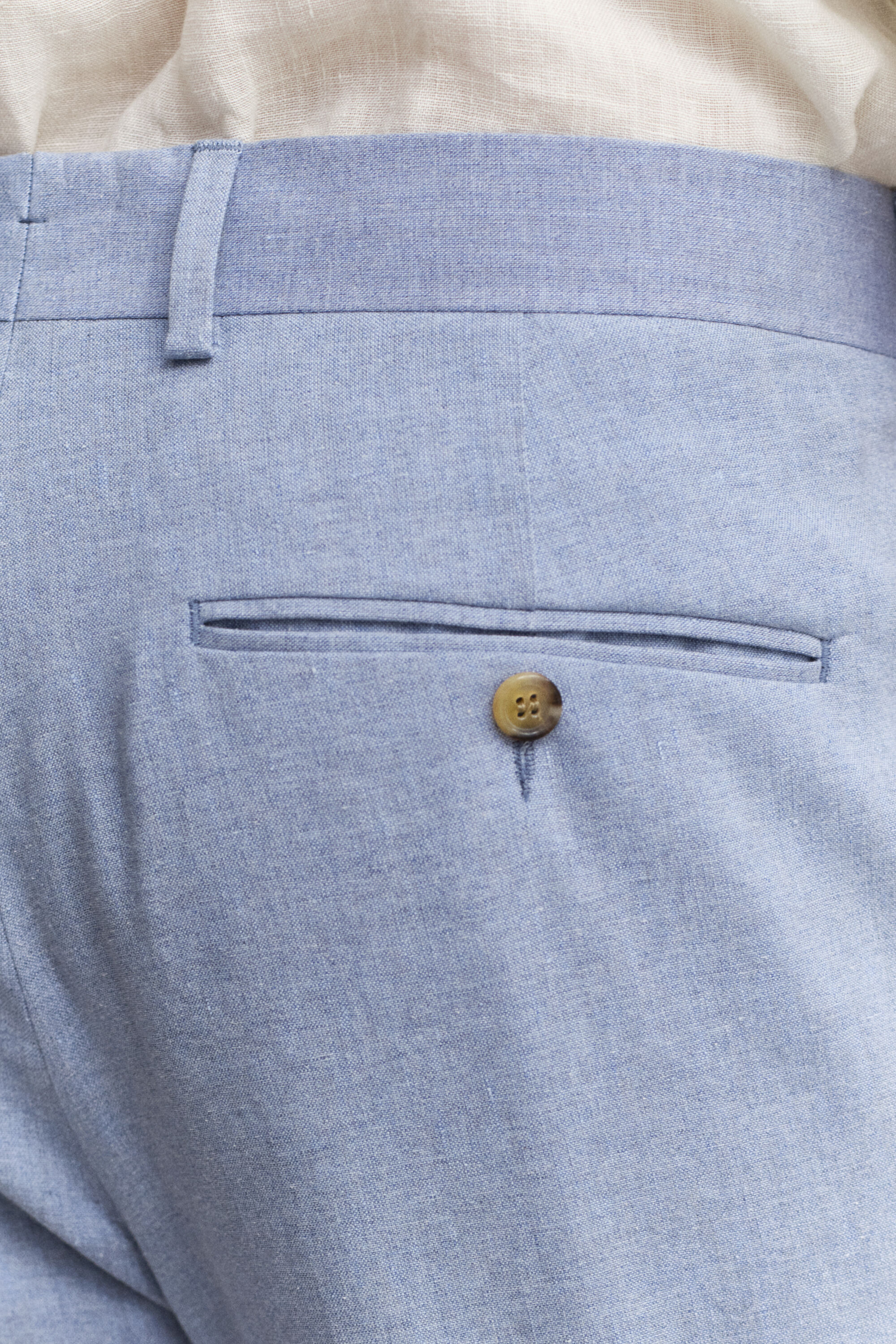 Anzughose aus Leinenmix