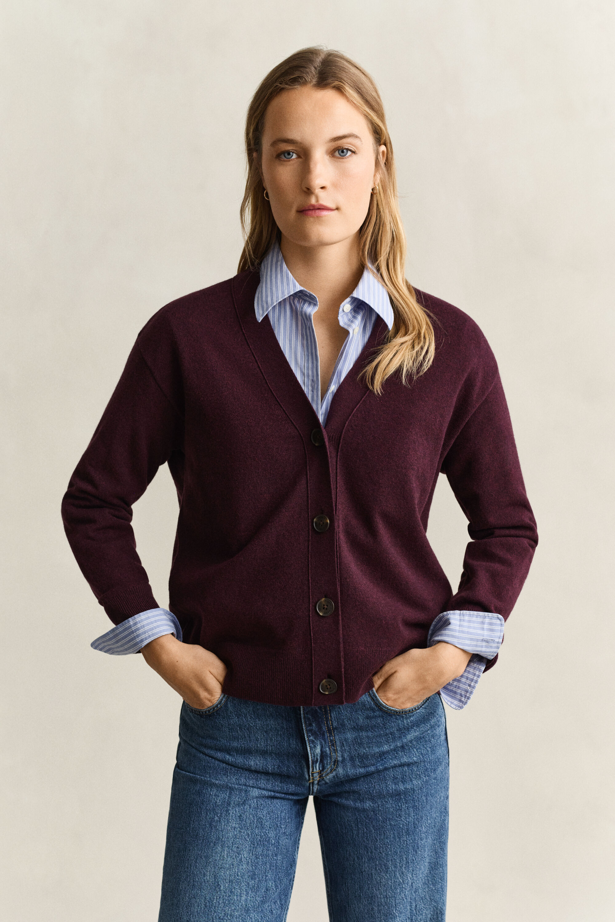 Superfine Lambswool Strickjacke