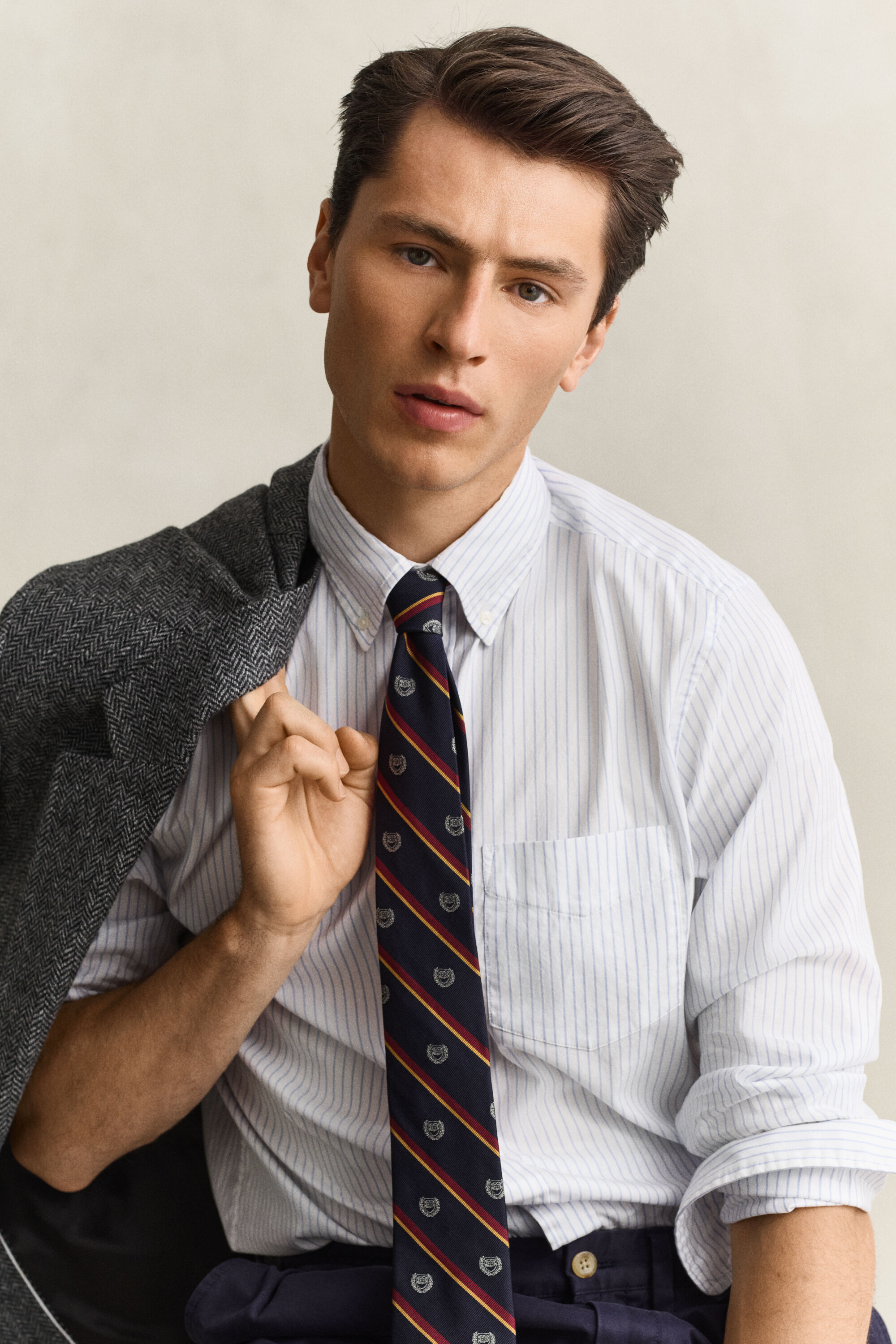 Gant x Yale Oxford-Hemd mit Streifen