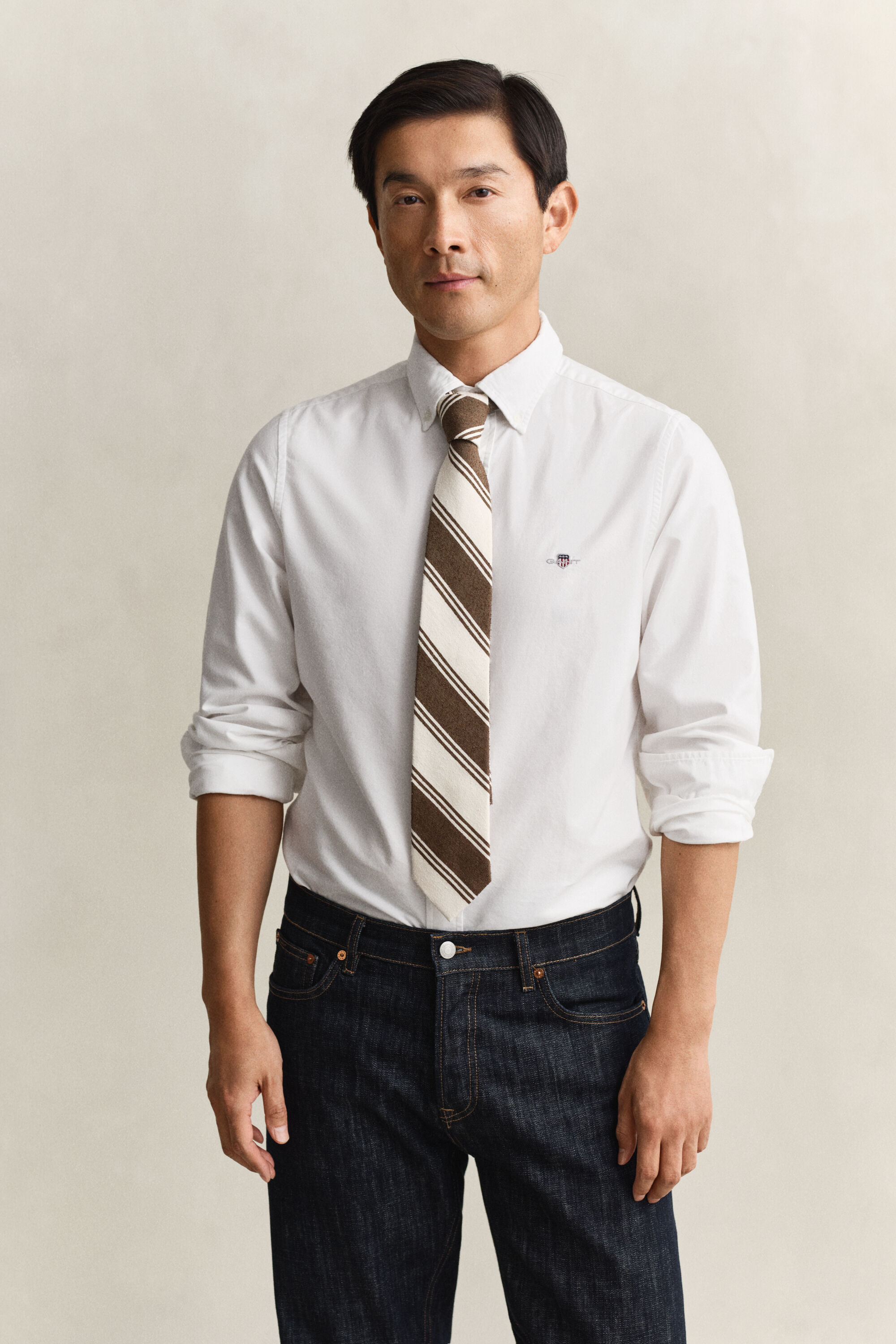 Slim Fit Classic Oxford-Hemd