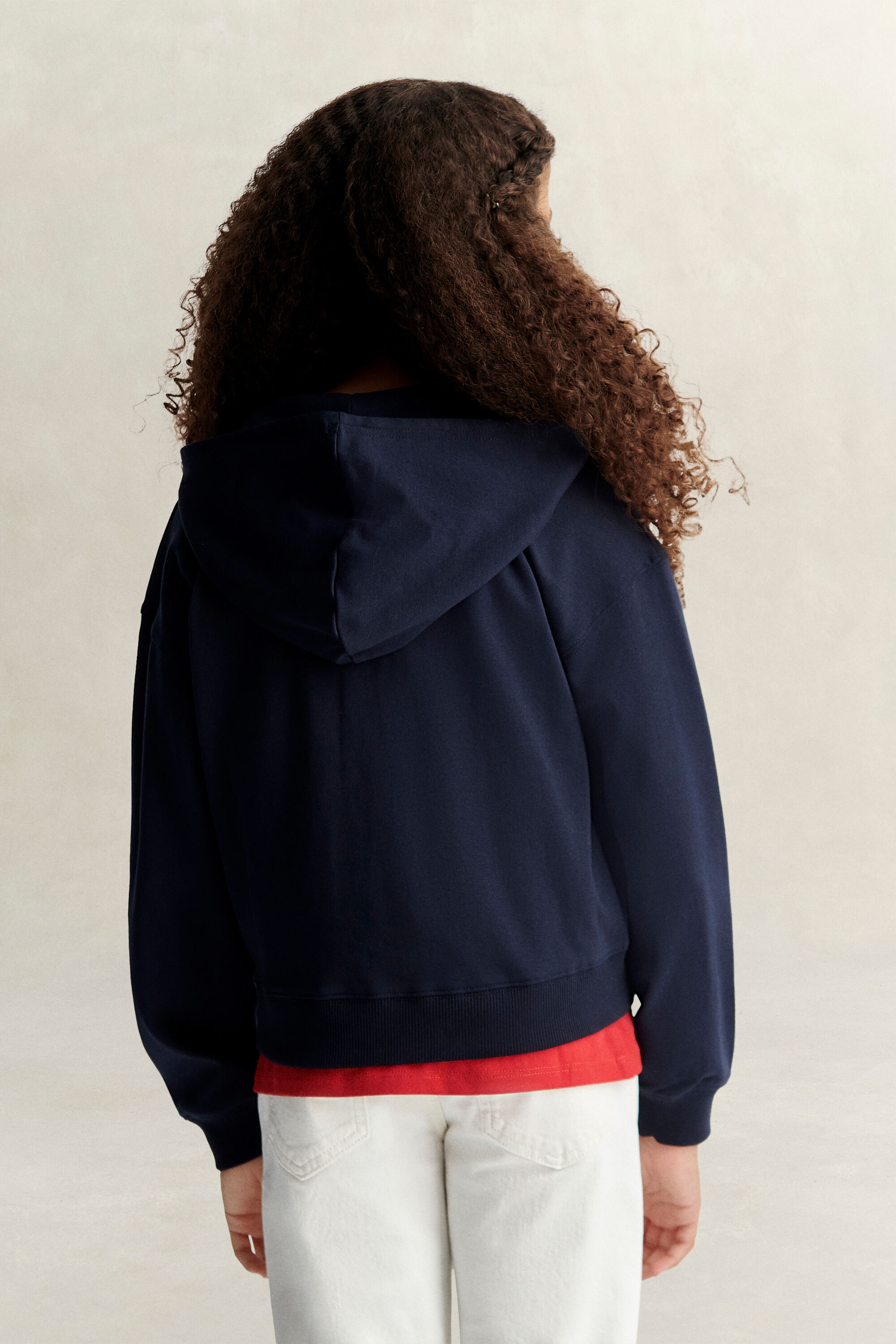 Teen Girls Verkürzte Sweatjacke