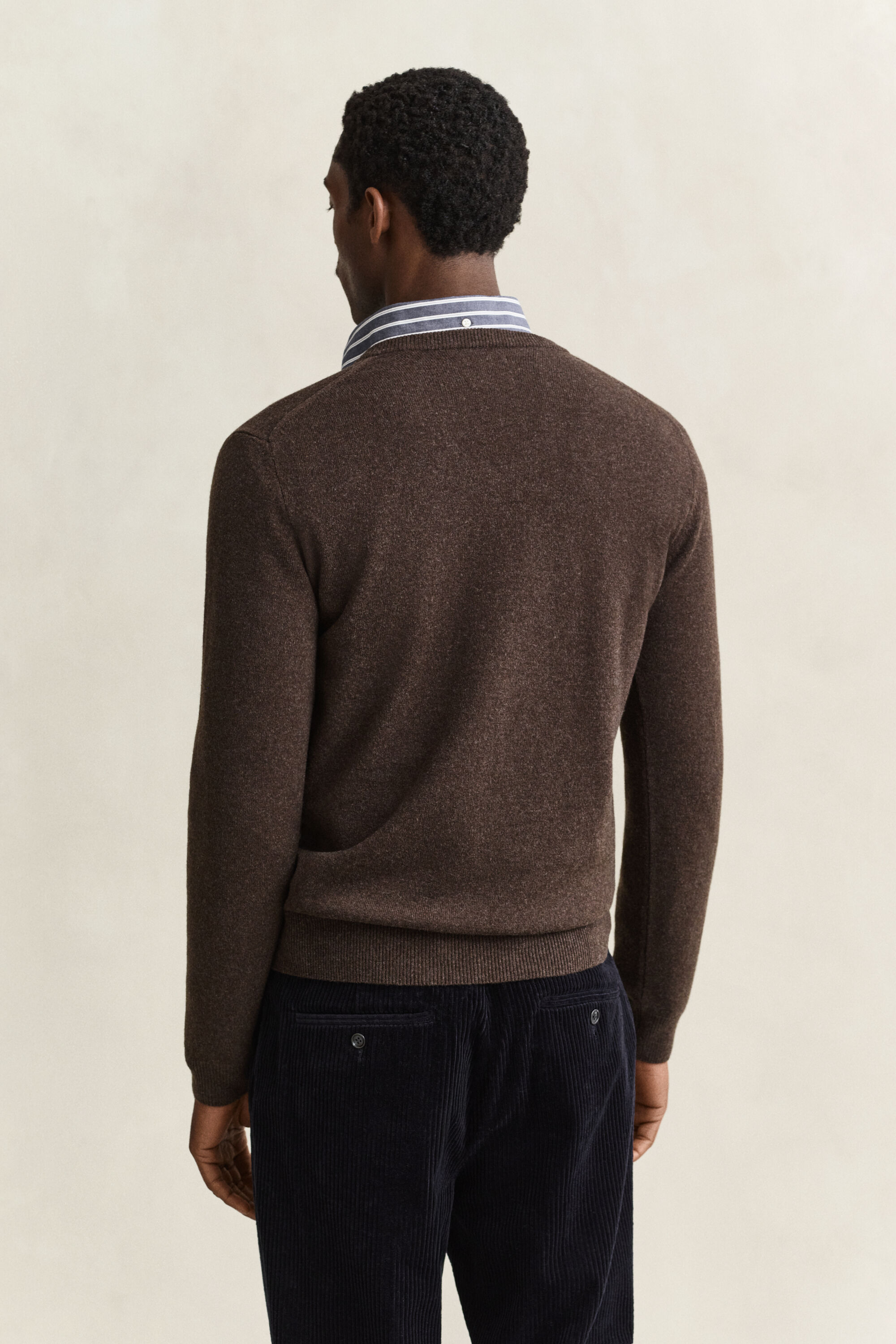 V-Neck Pullover aus Lambswool