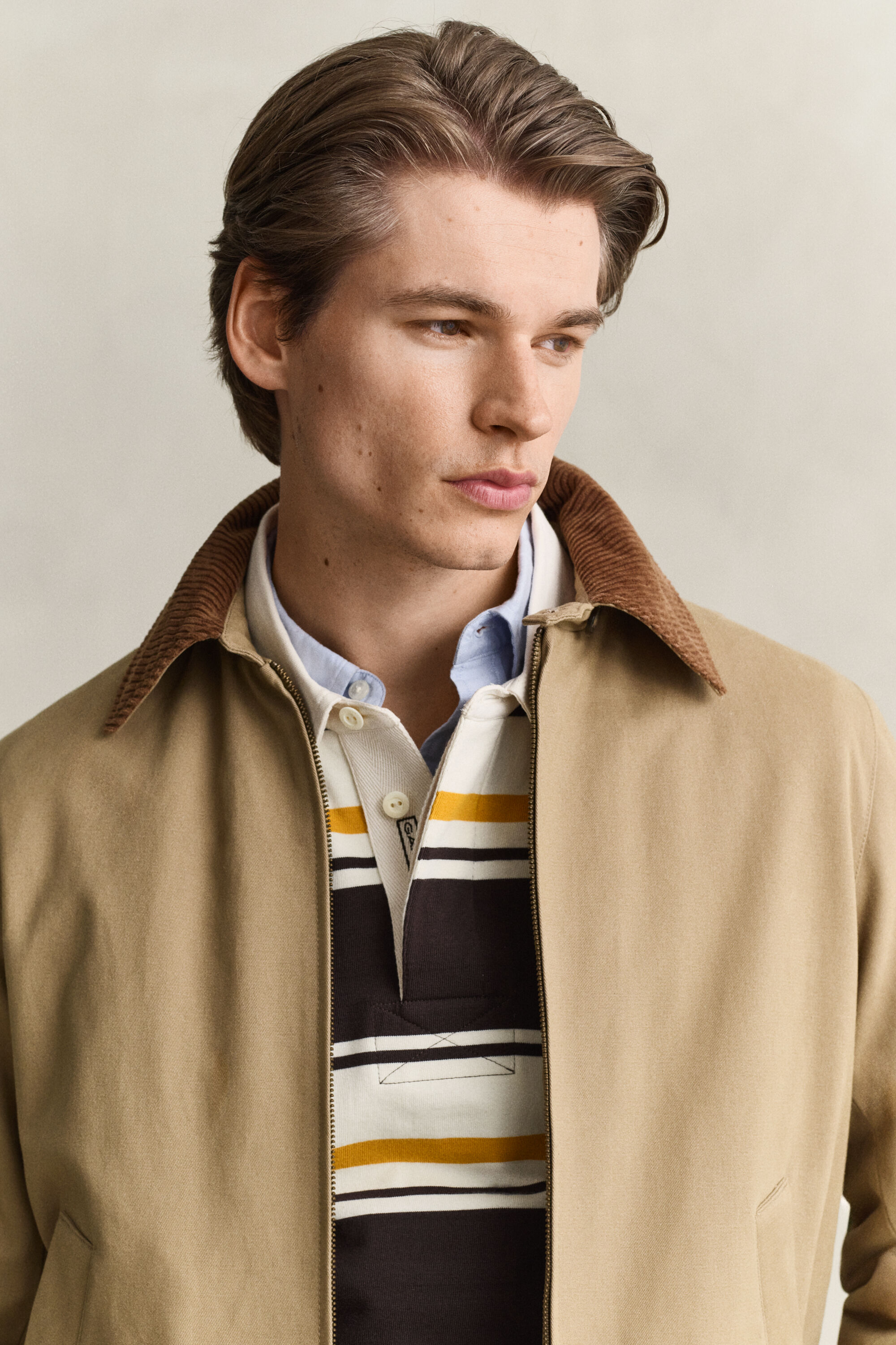 Harrington Jacke aus Moleskin