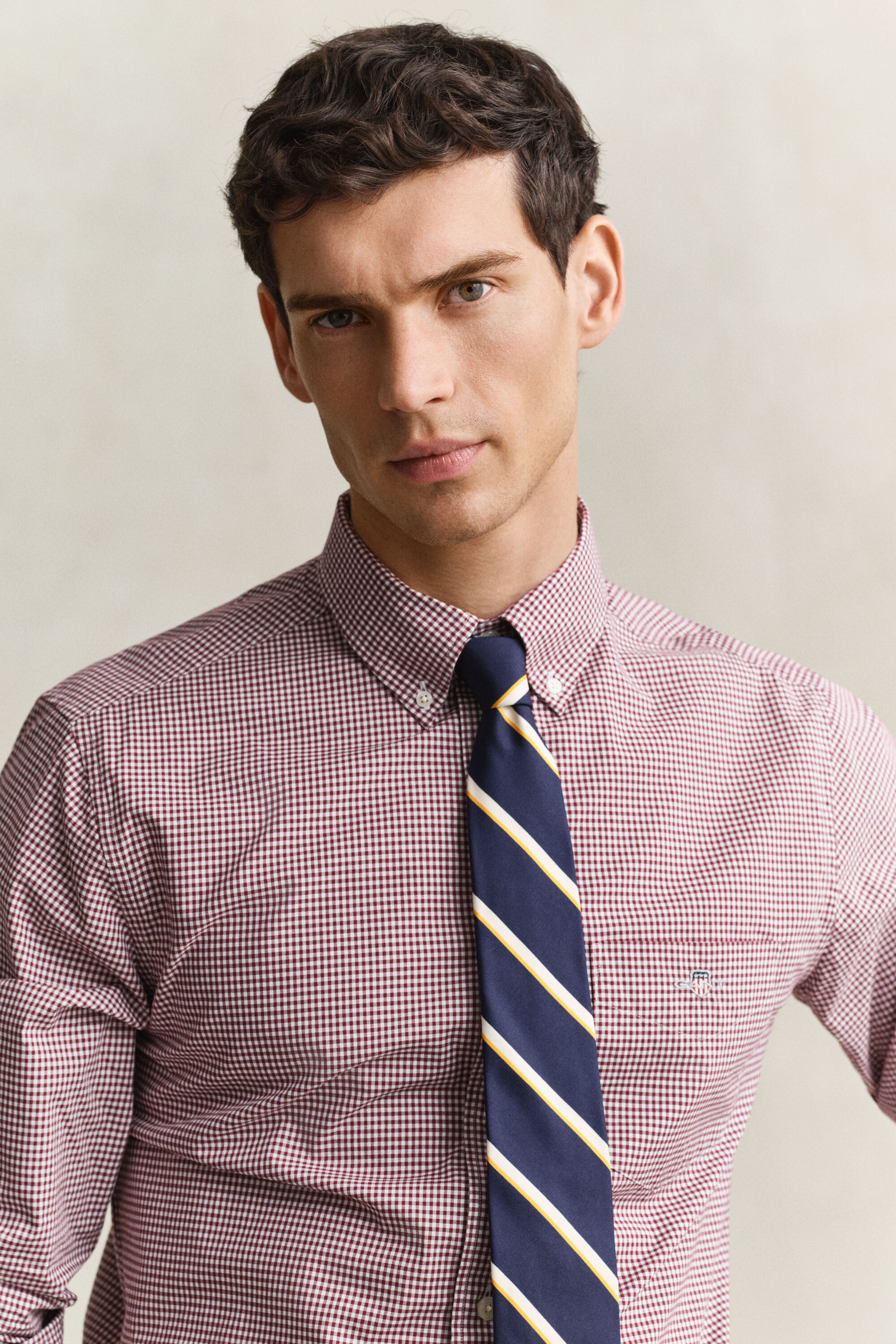 Gingham Classic Popeline Hemd