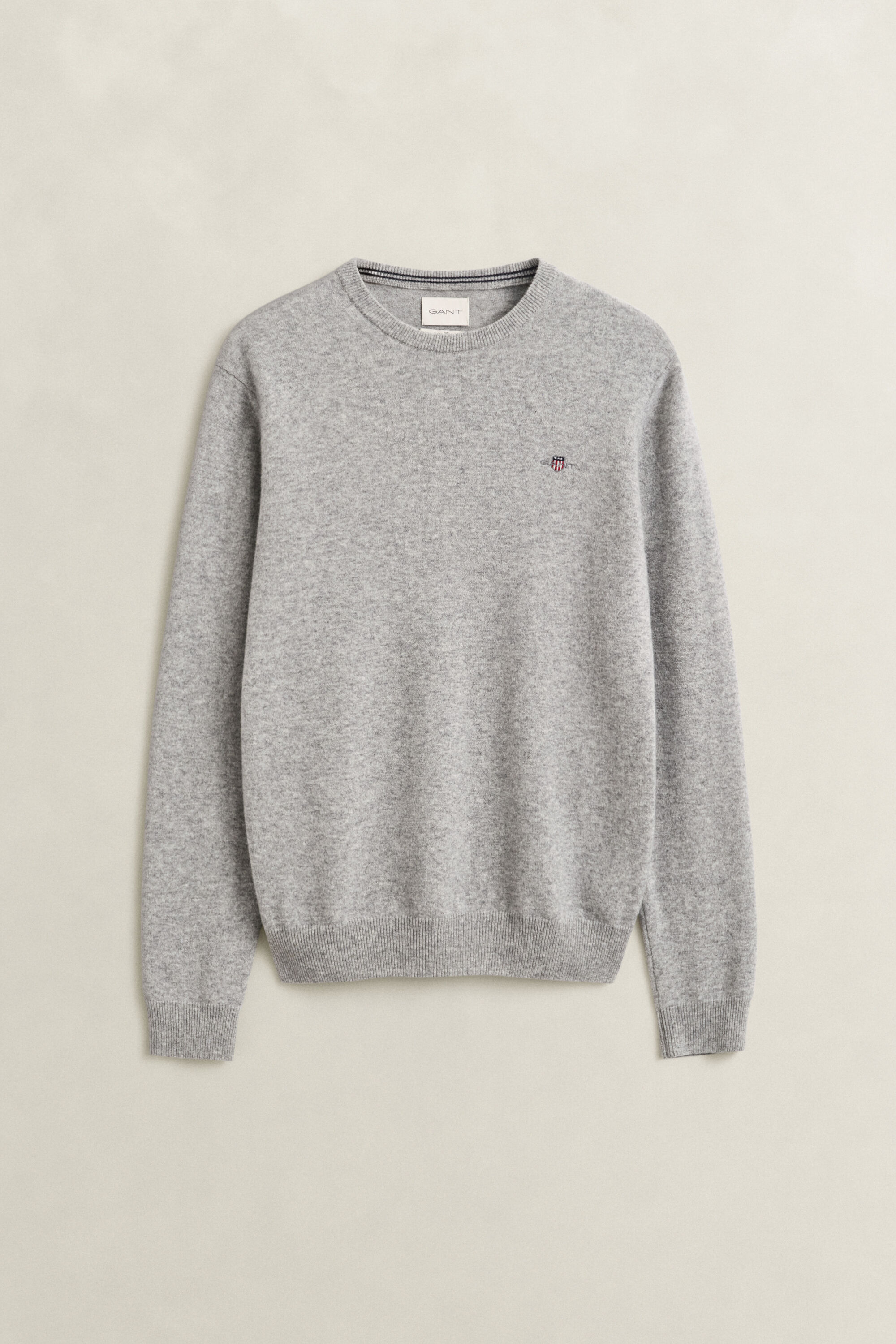 Rundhalspullover aus Lambswool