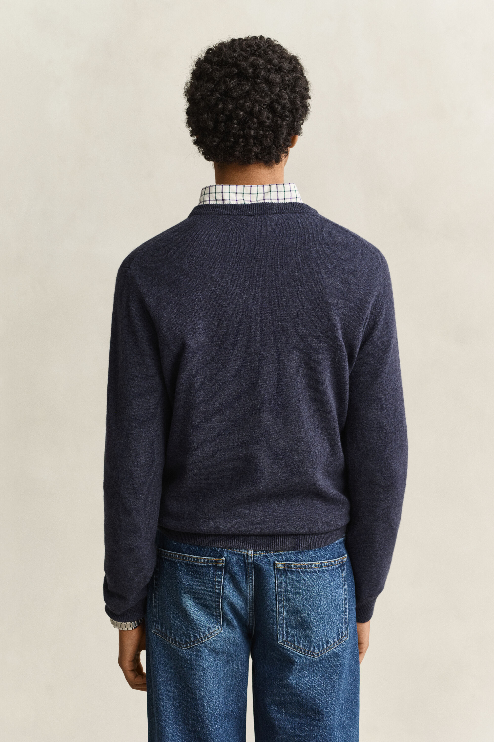 V-Neck Pullover aus Lambswool
