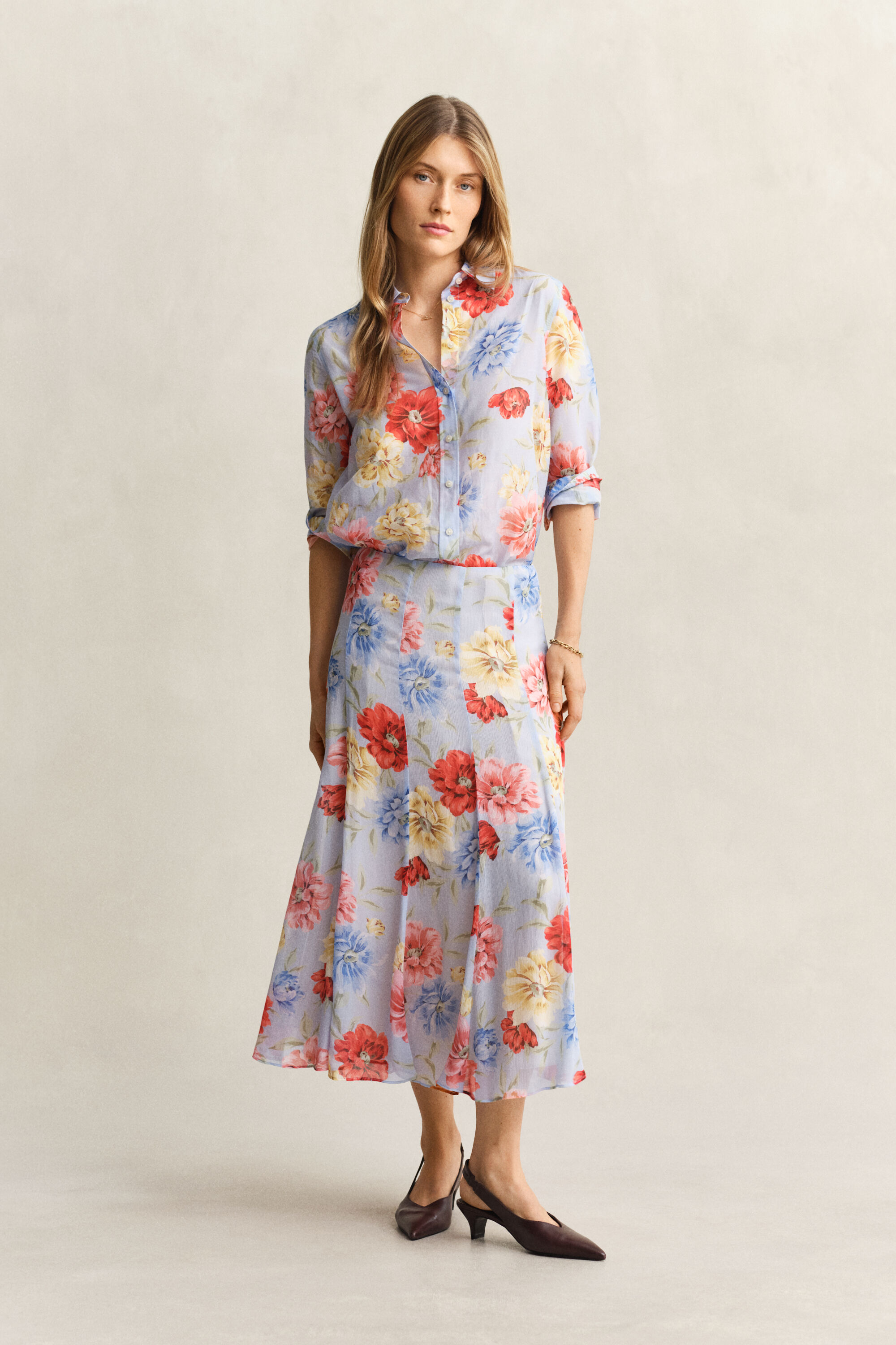 Rock mit Blumenprint