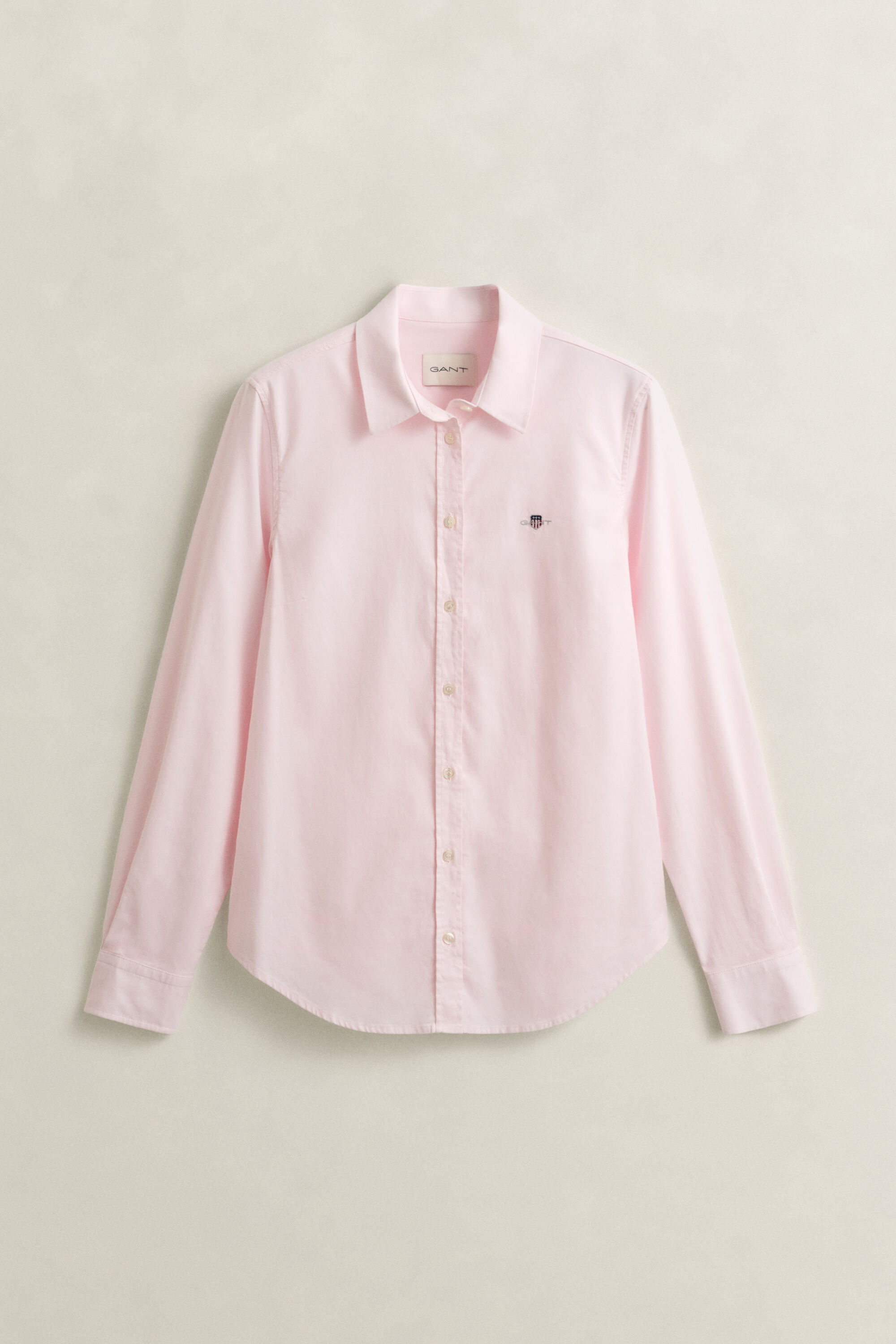 Classic Slim Fit Oxford-Bluse mit Stretch