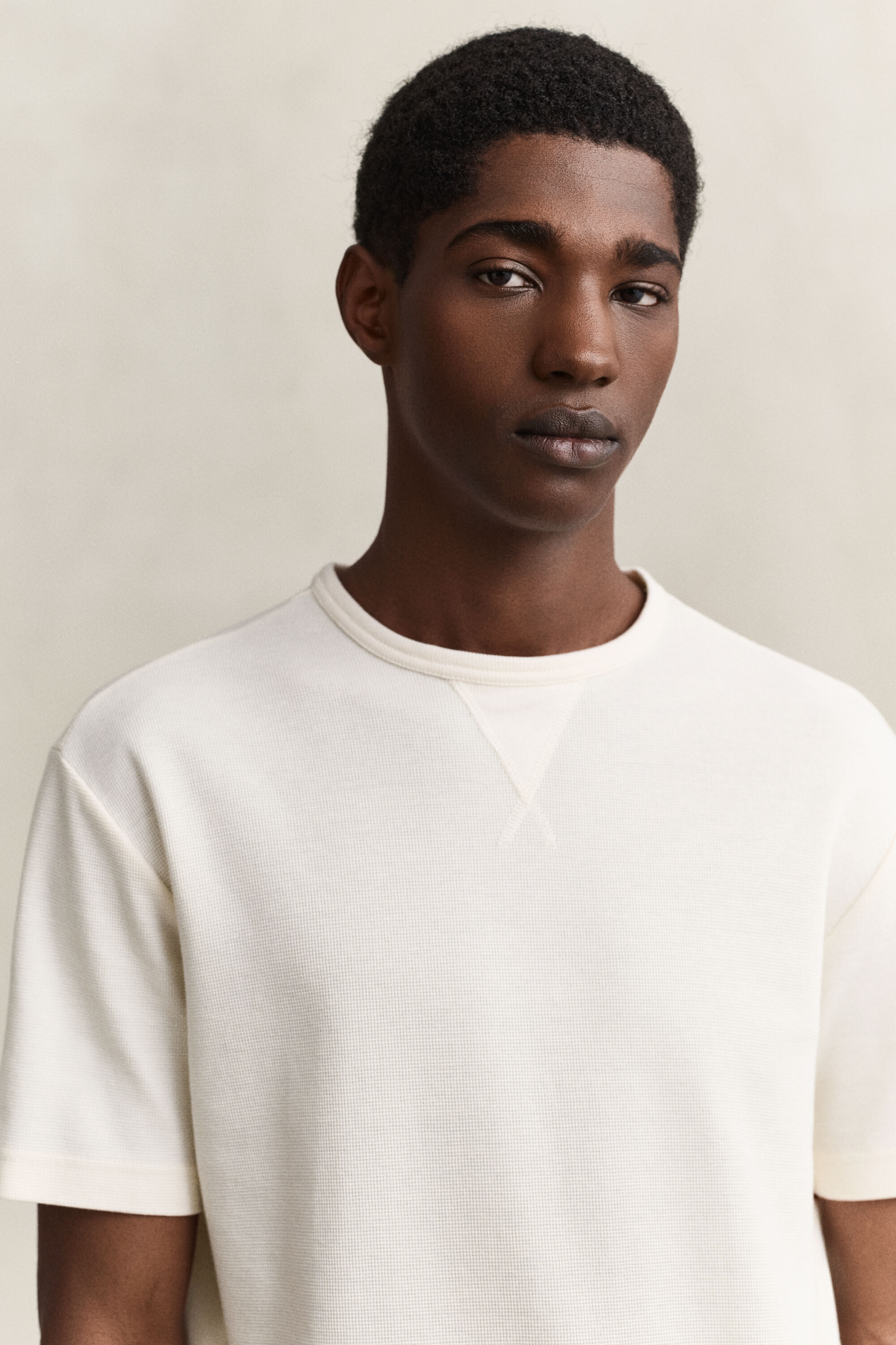 Strukturiertes T-Shirt