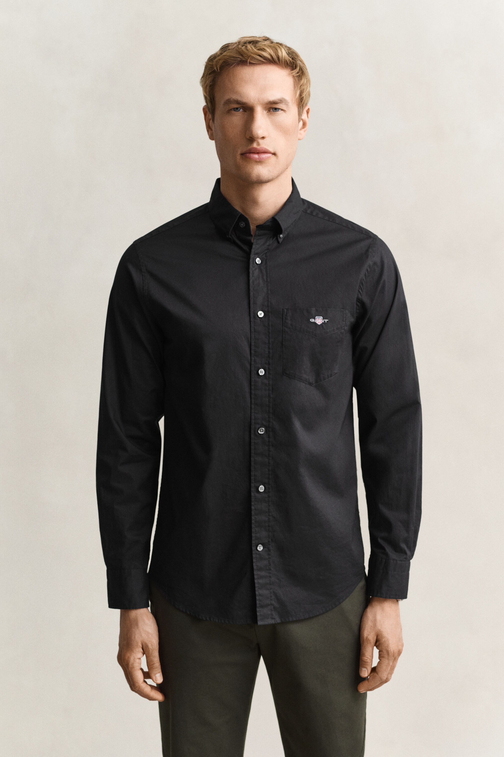 Regular Fit Classic Popeline Hemd