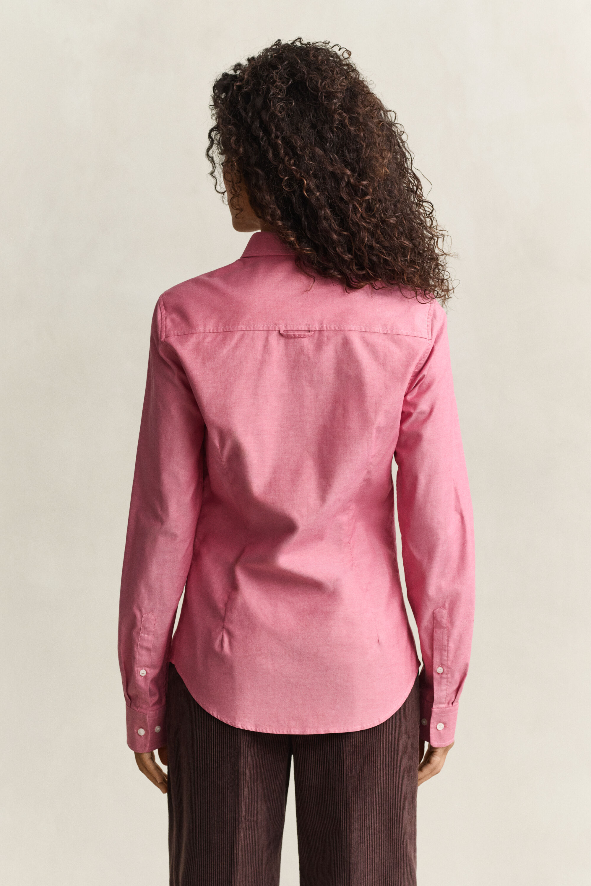 Classic Slim Fit Oxford-Bluse mit Stretch