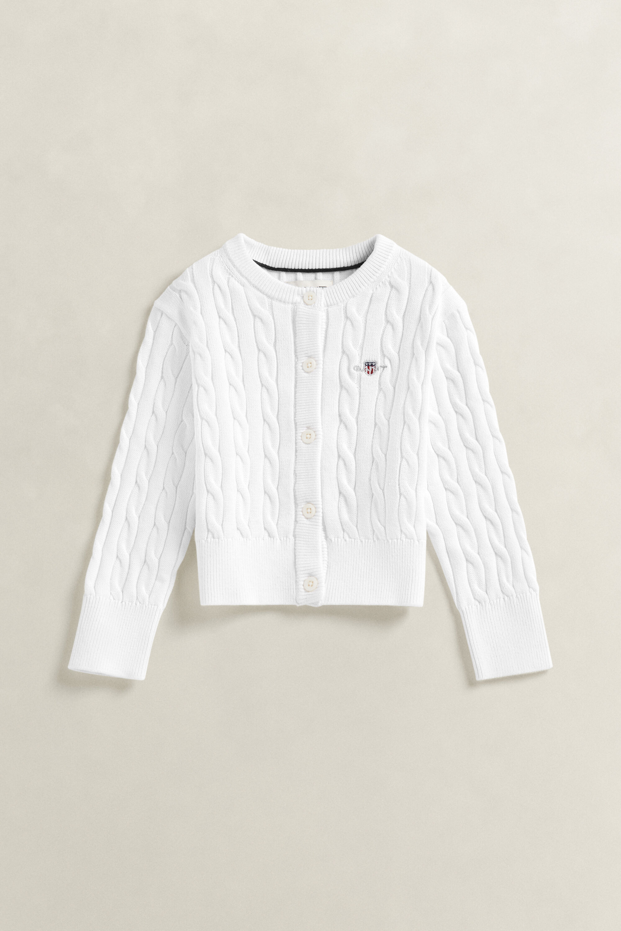 Girls Shield Strickjacke mit Zopfmuster