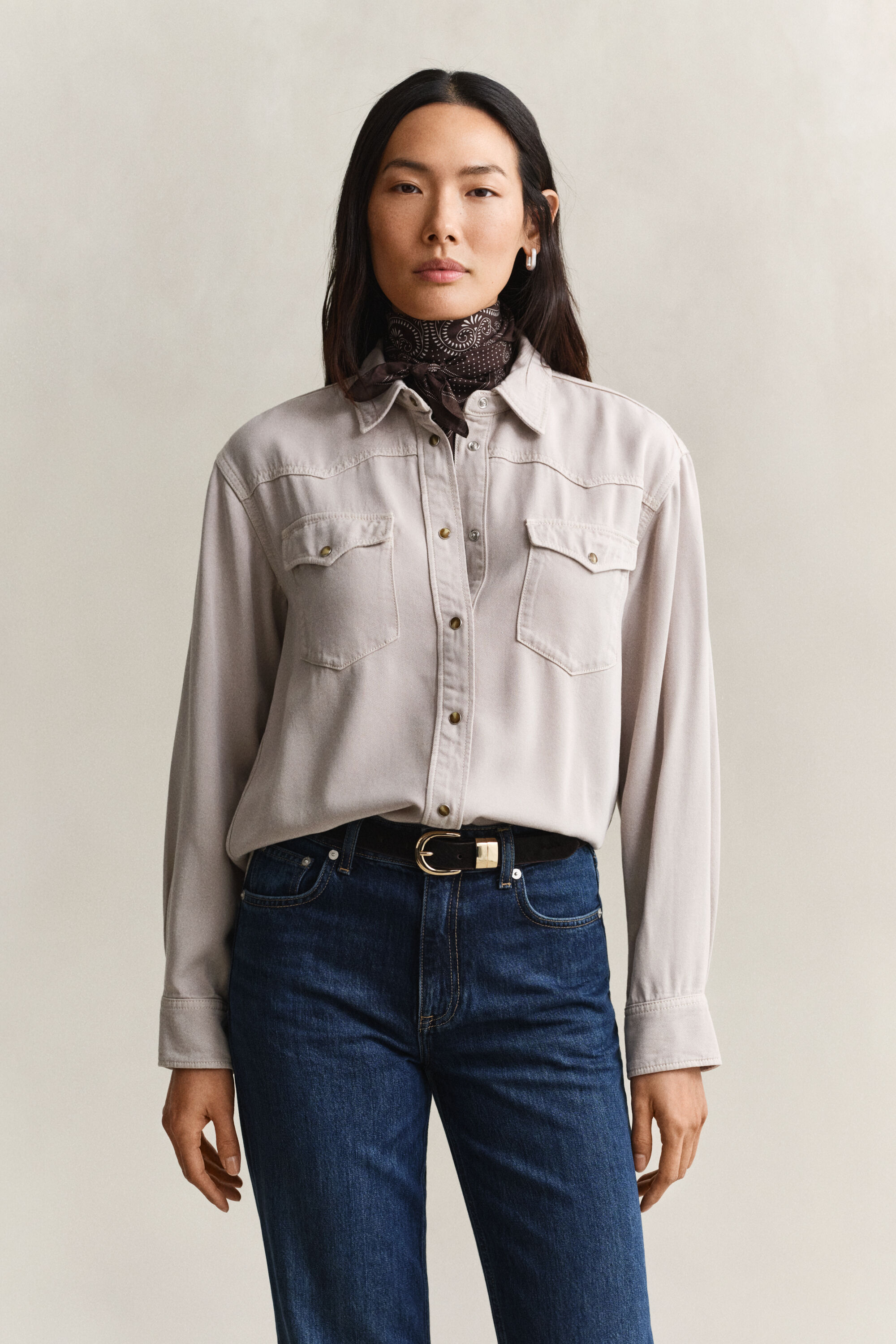 Ranger Bluse aus Denim-Twill