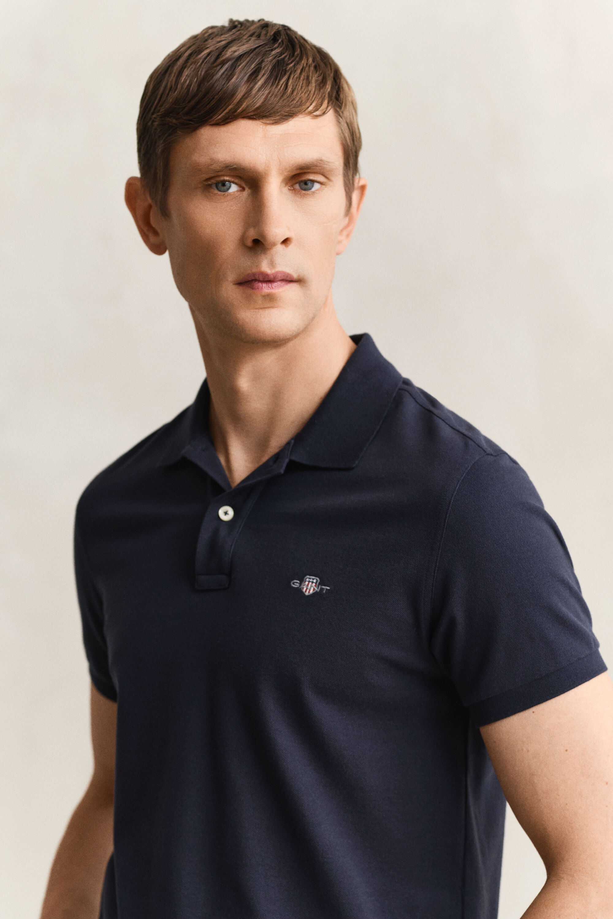 Slim Fit Archive Shield Piqué Poloshirt