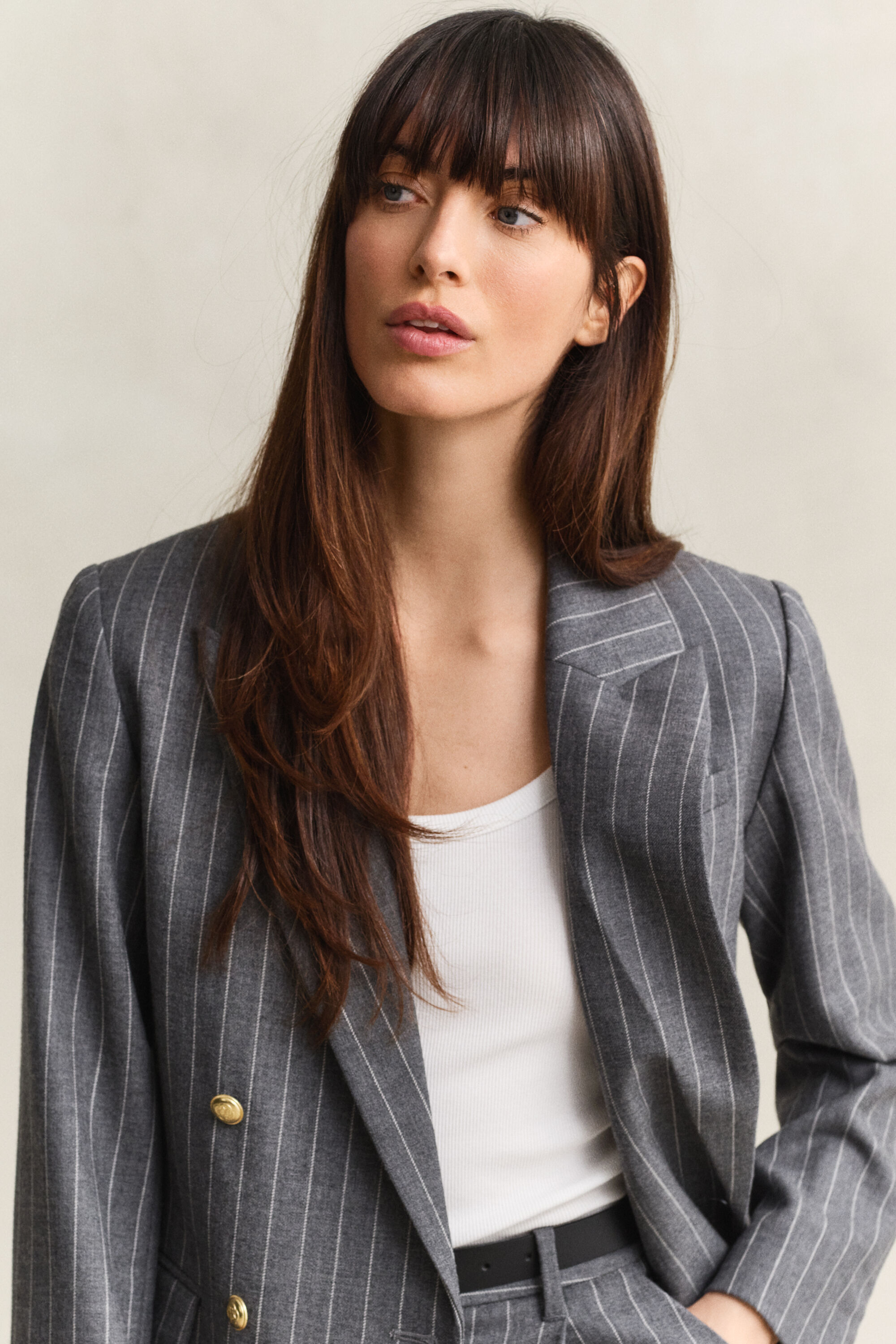 Pinstripe Club Blazer