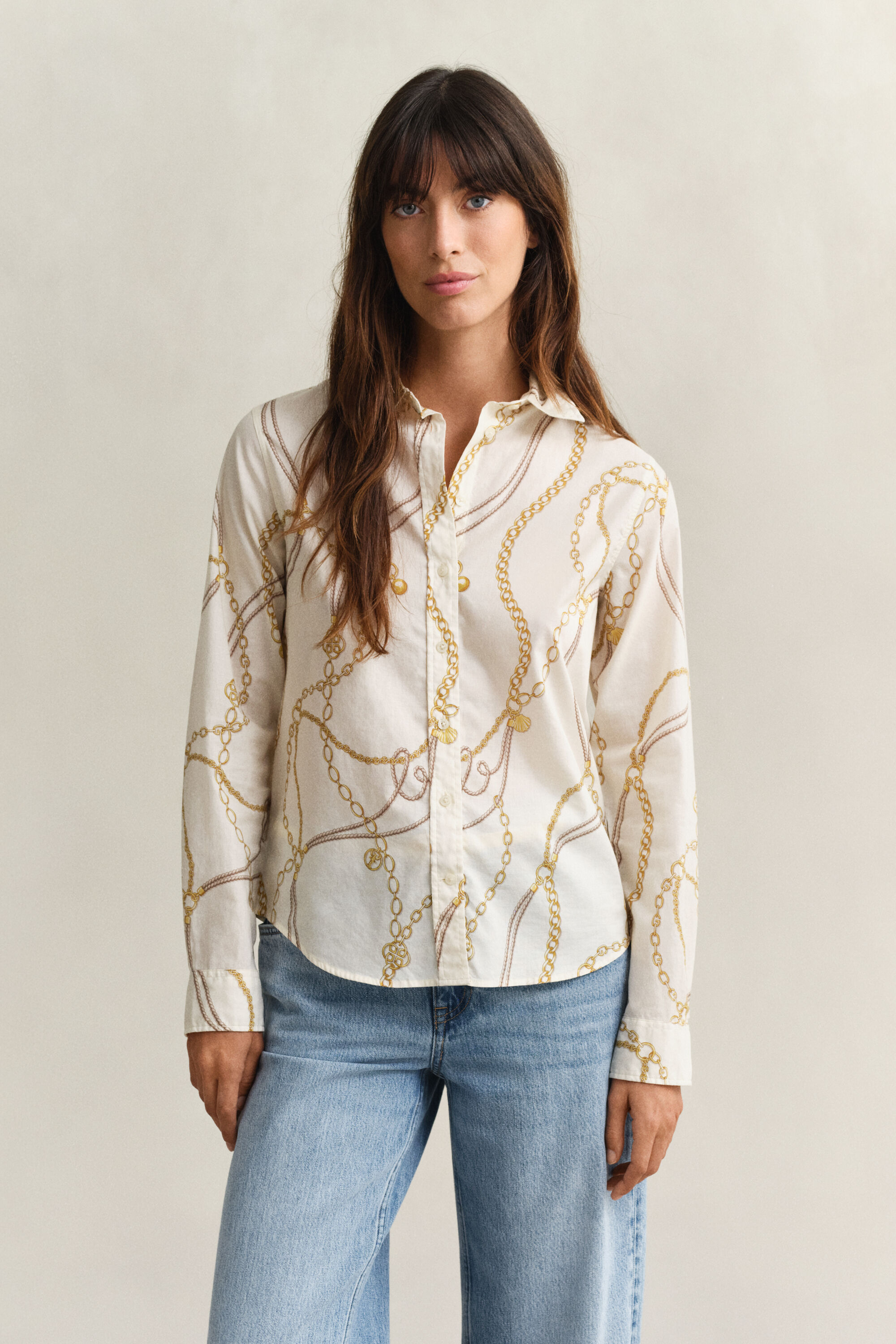 Bluse aus Baumwoll-Voile